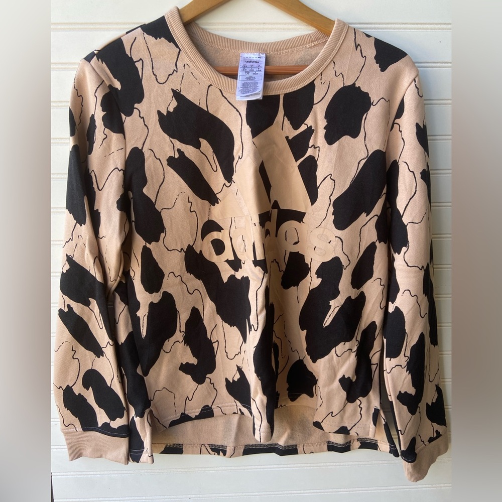 Adidas Leopard Crew Sweatshirt